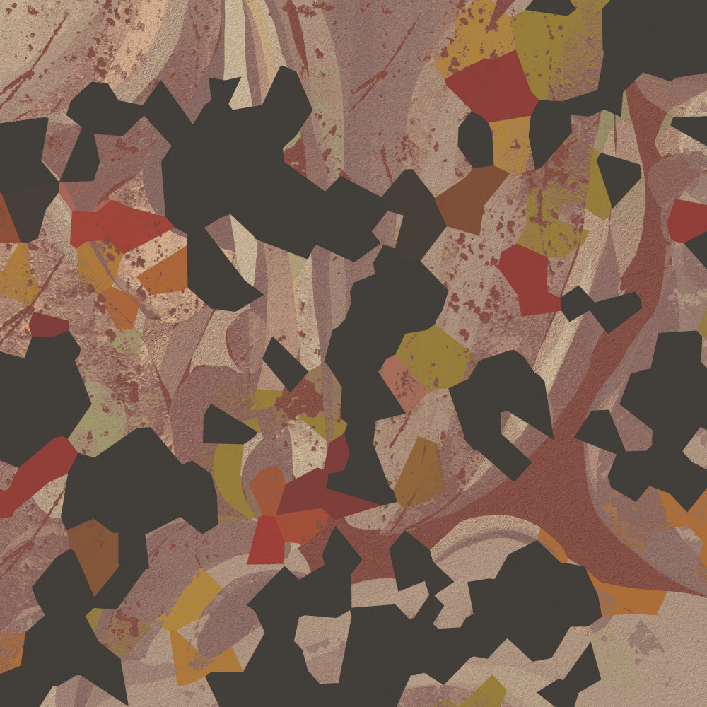 "Fragmented Earthy Abstract" by Josie George — Abstract Wall Art