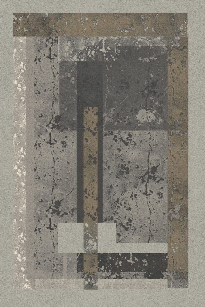 "Urban Industrial Geometry" by Josie George — Abstract Wall Art