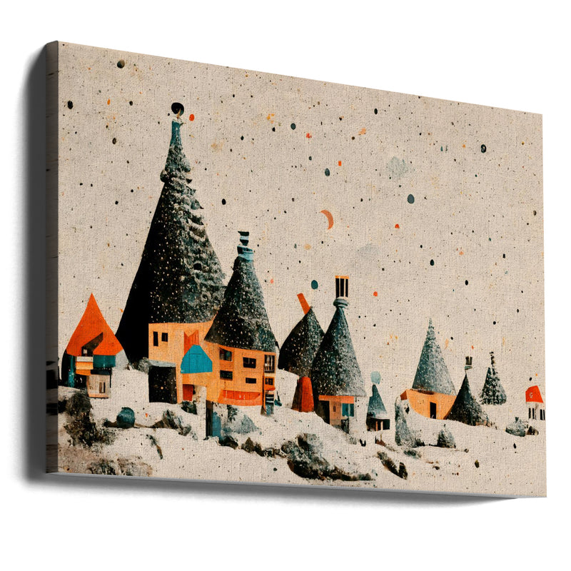 "Fairy Village" Wrapped Canvas Wall Art