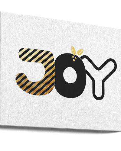 "Joy" Wrapped Canvas Wall Art