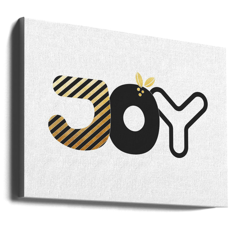 "Joy" Wrapped Canvas Wall Art