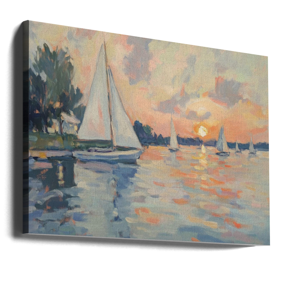 "Sea Sailboats" Wall Art