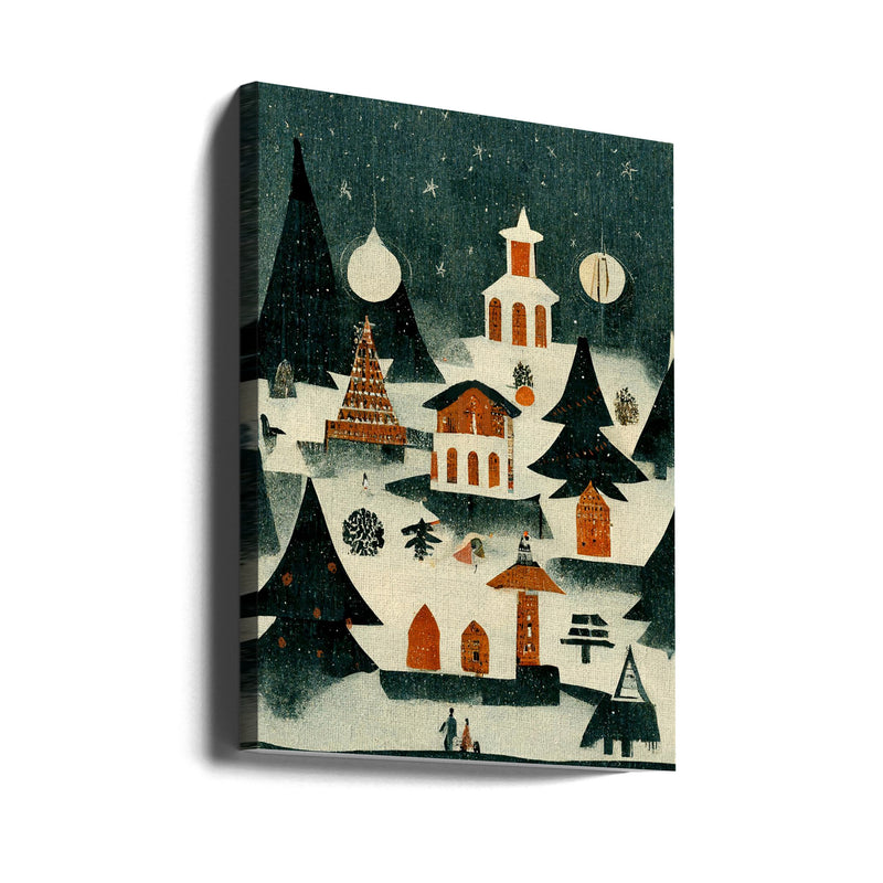 "Before Christmas" Wrapped Canvas Wall Art