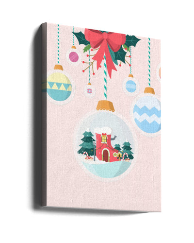 "Christmas Ball" Wrapped Canvas Wall Art