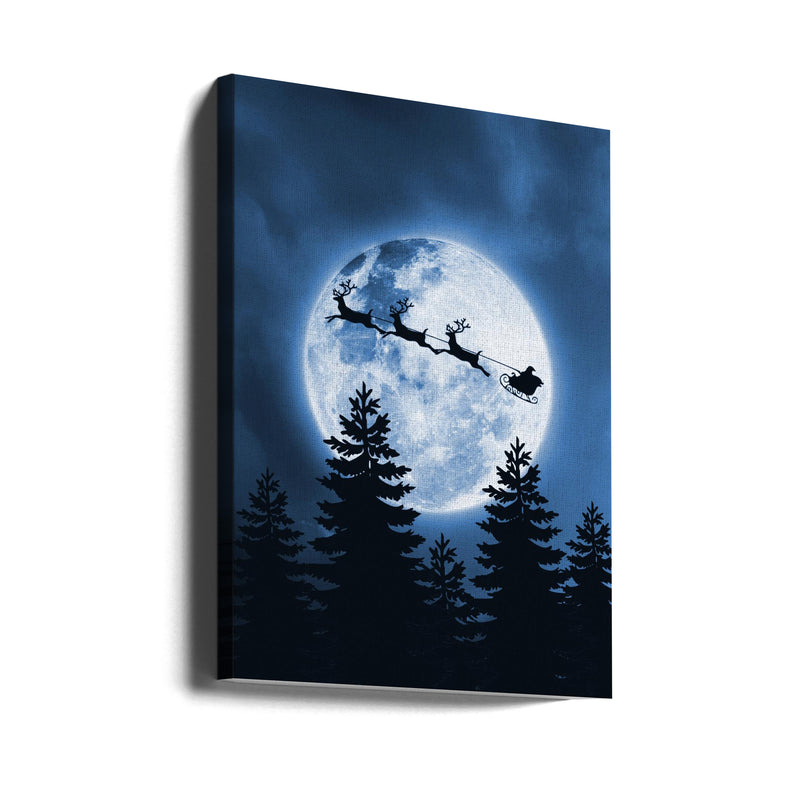 "Santa Claus Christmas" Wrapped Canvas Wall Art