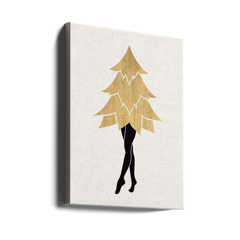 "Lady Gaga At Christmas (vers.1)" Wrapped Canvas Wall Art