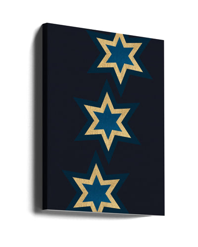 "Bright Lights To Guide (vers.2)" Wrapped Canvas Wall Art