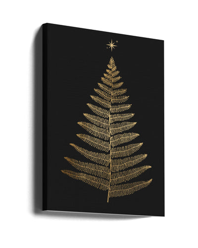 "Shining Bright At Christmas Night" Wrapped Canvas Wall Art