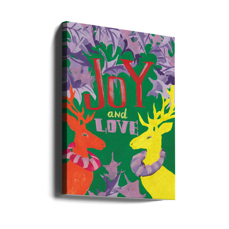 "Joy And Love" Wrapped Canvas Wall Art