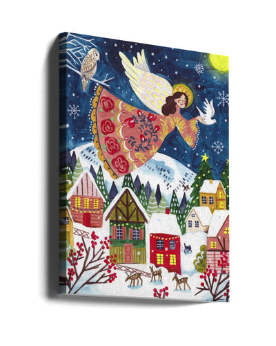 "Angel of Peace Portrait" Wrapped Canvas Wall Art