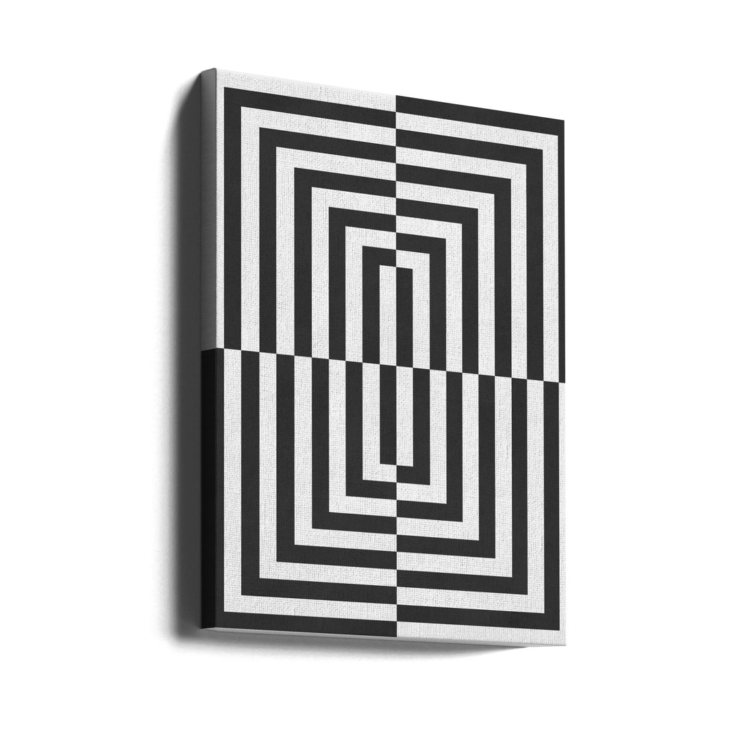 "Black and white lines" Wall Art