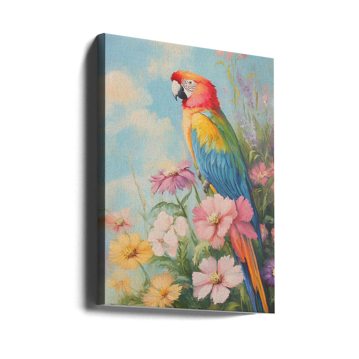 "Colorful Parrot" Wall Art