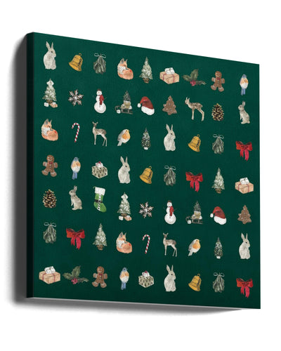 "Patern" Wrapped Canvas Wall Art