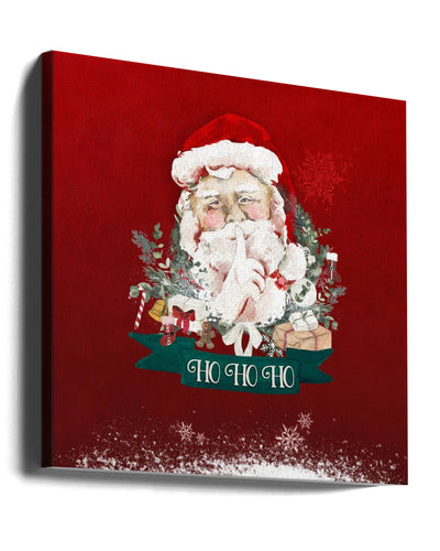 "Santa" Wrapped Canvas Wall Art