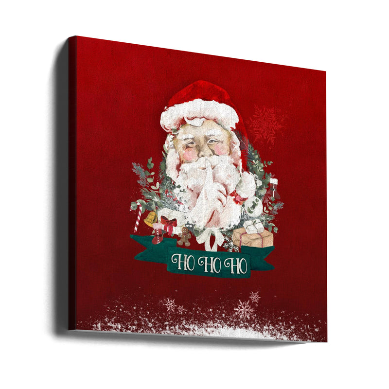 "Santa" Wrapped Canvas Wall Art