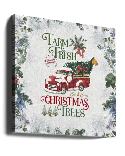 "Farm Fresh" Wrapped Canvas Wall Art
