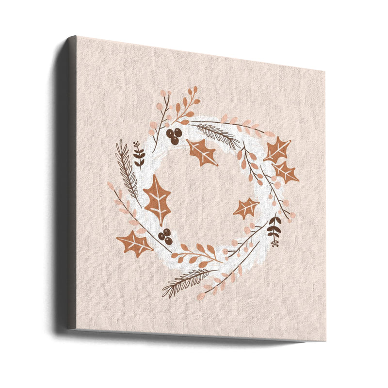 "Christmas Wreath" Wrapped Canvas Wall Art