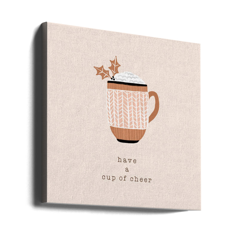 "Have a Cup of Cheer" Wrapped Canvas Wall Art