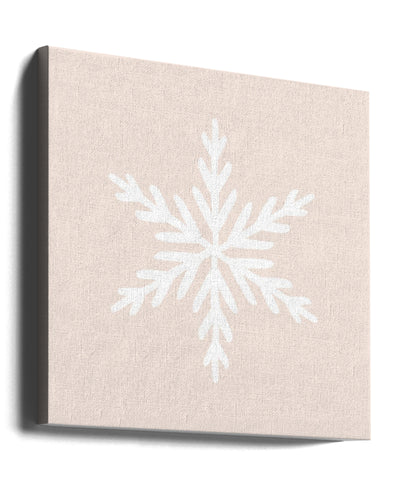 "Snowflake" Wrapped Canvas Wall Art
