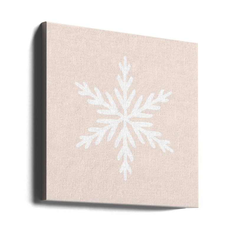 "Snowflake" Wrapped Canvas Wall Art