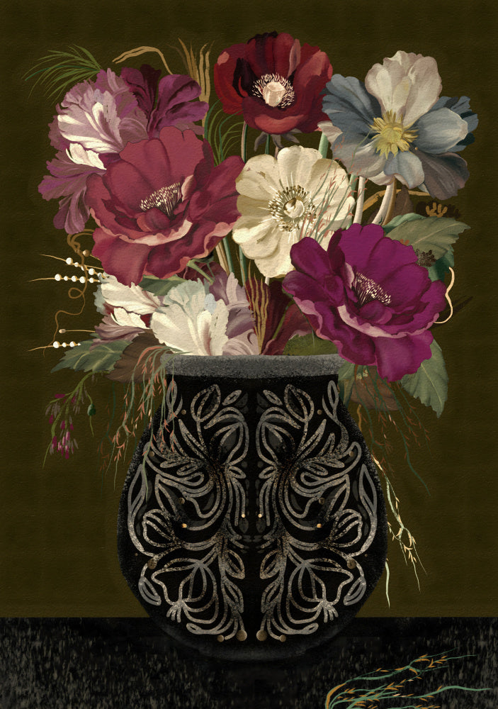 "Vintage bouquet" by Josie George — Still Life Wall Art