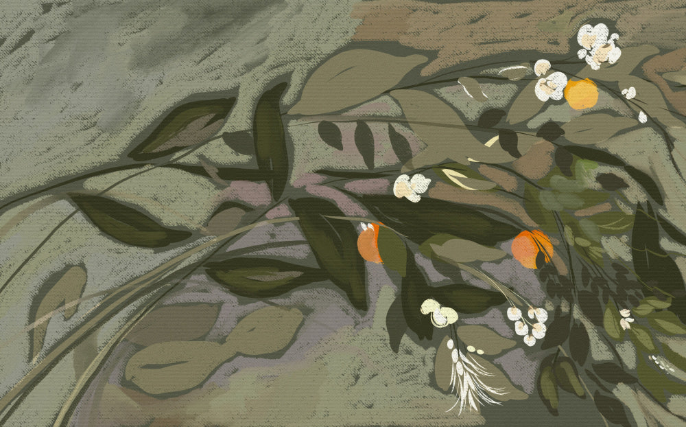 "Flowering Citrus Branches" by Josie George — Botanical Wall Art