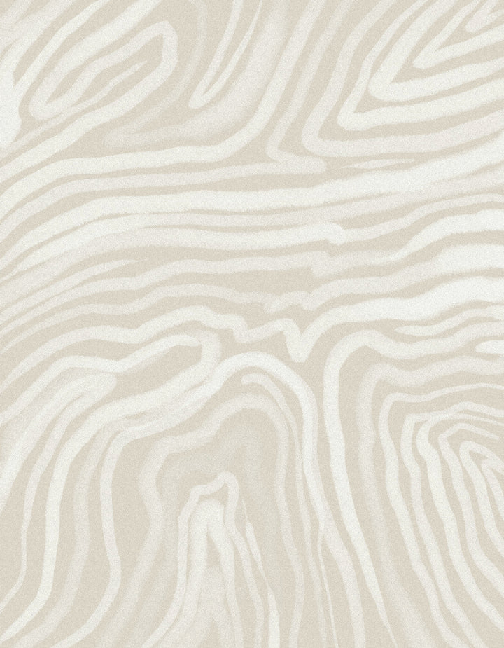 "Flowing Cream Lines" by Josie George — Pattern Wall Art