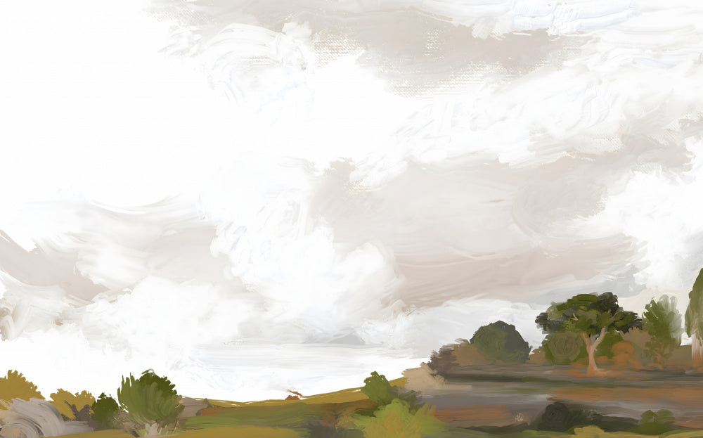"Calm Impressionist Landscape" by Josie George — Landscape Wall Art