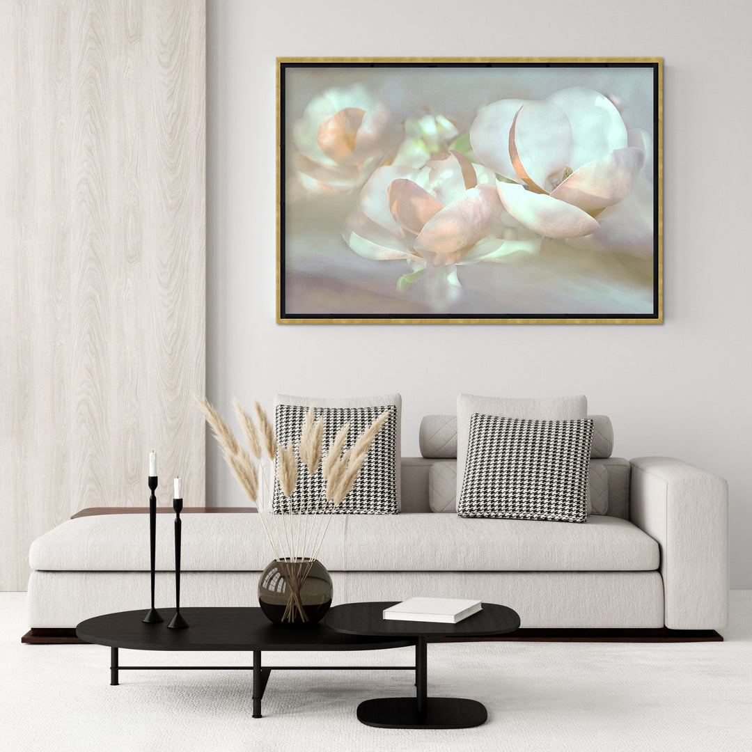 "Magnolia dreams" Framed Canvas  Wall Art