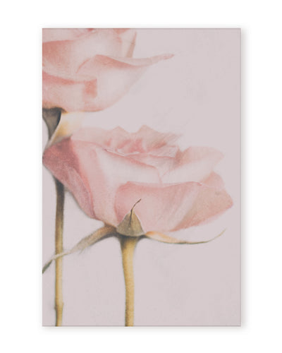 "Two Roses" Framed Print Wall Art by Delphine Devos