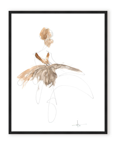 Study Of Dress No.4' Wall Art by Chauncey Jacks