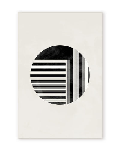"Minimalist round" Framed Print Wall Art by 1x Studio II