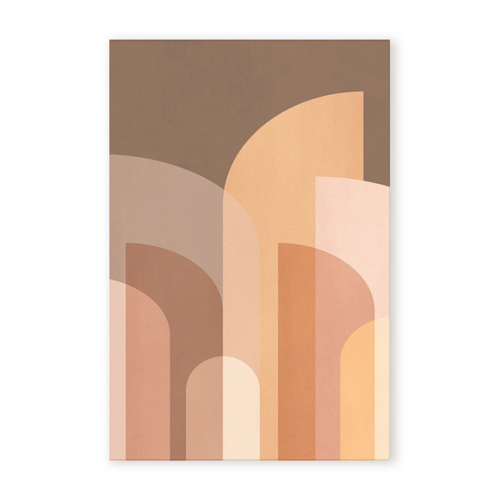 "Retro Geometric II" Framed Print Wall Art by Kathrin Pienaar ready to hang wall art