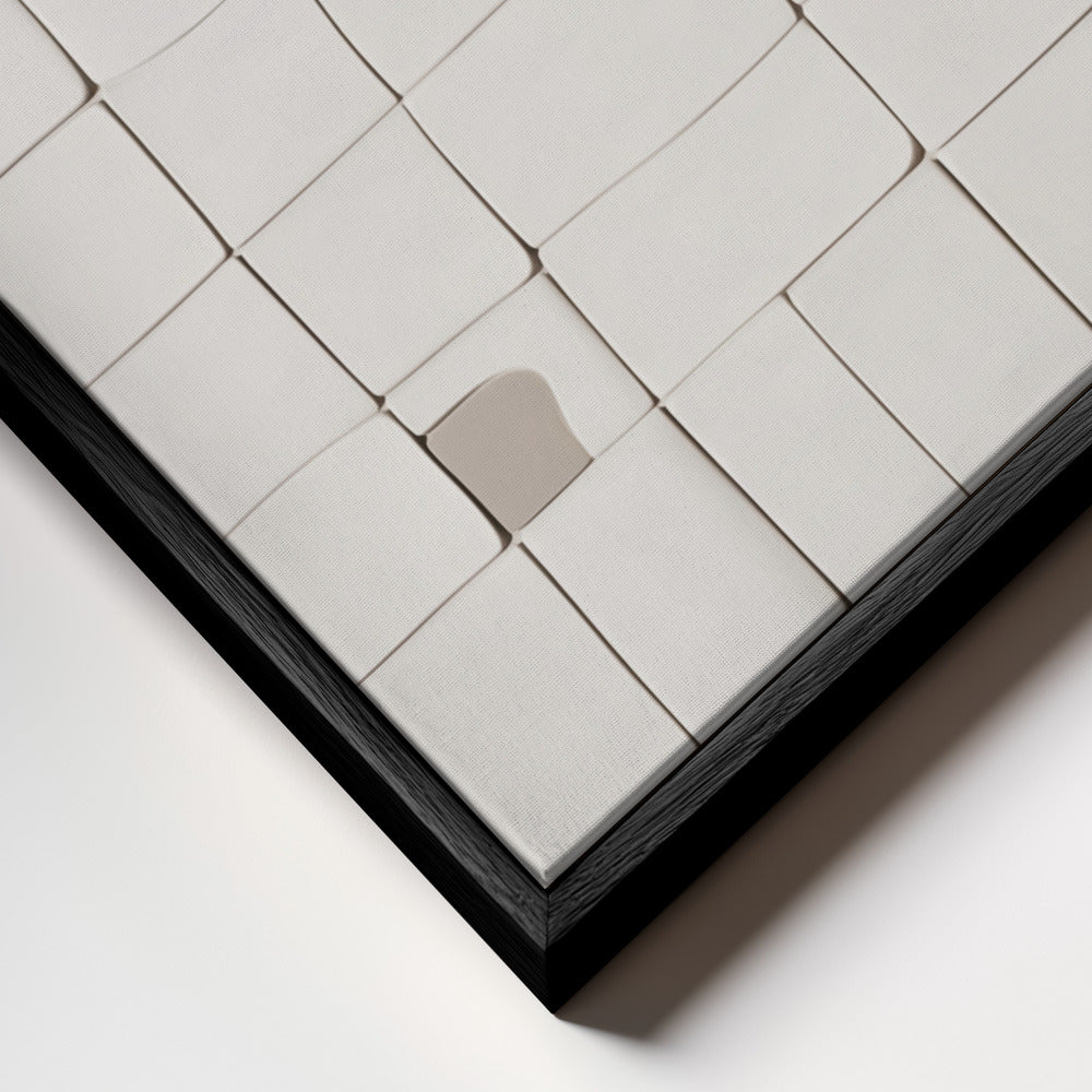 "Pieces V" Framed Canvas Wall Art by Alma Studio