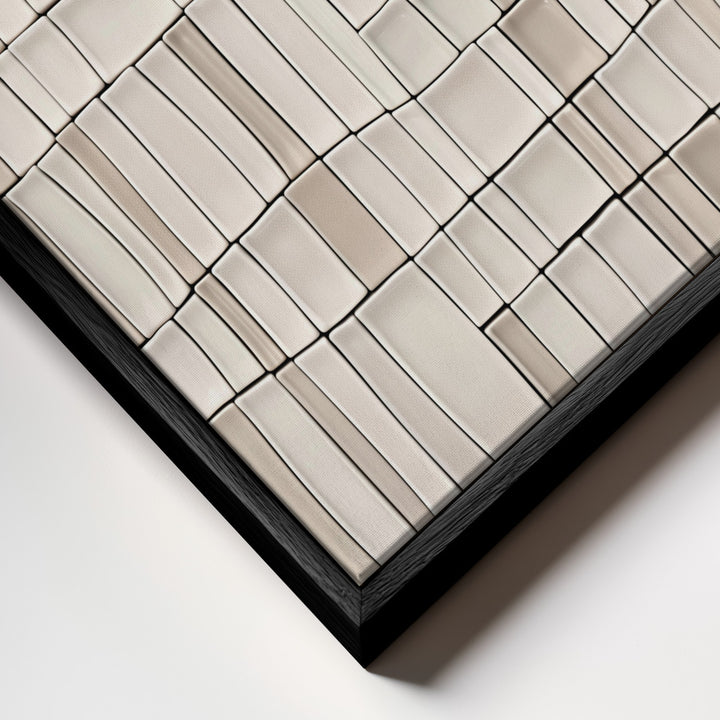 "Tiles nAo2" Framed Canvas Wall Art by Alma Studio