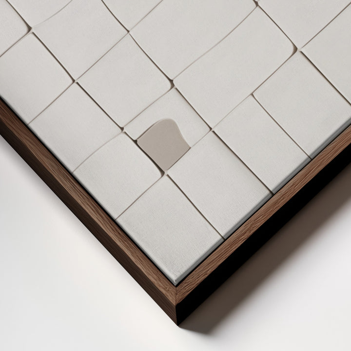 "Pieces V" Framed Canvas Wall Art by Alma Studio