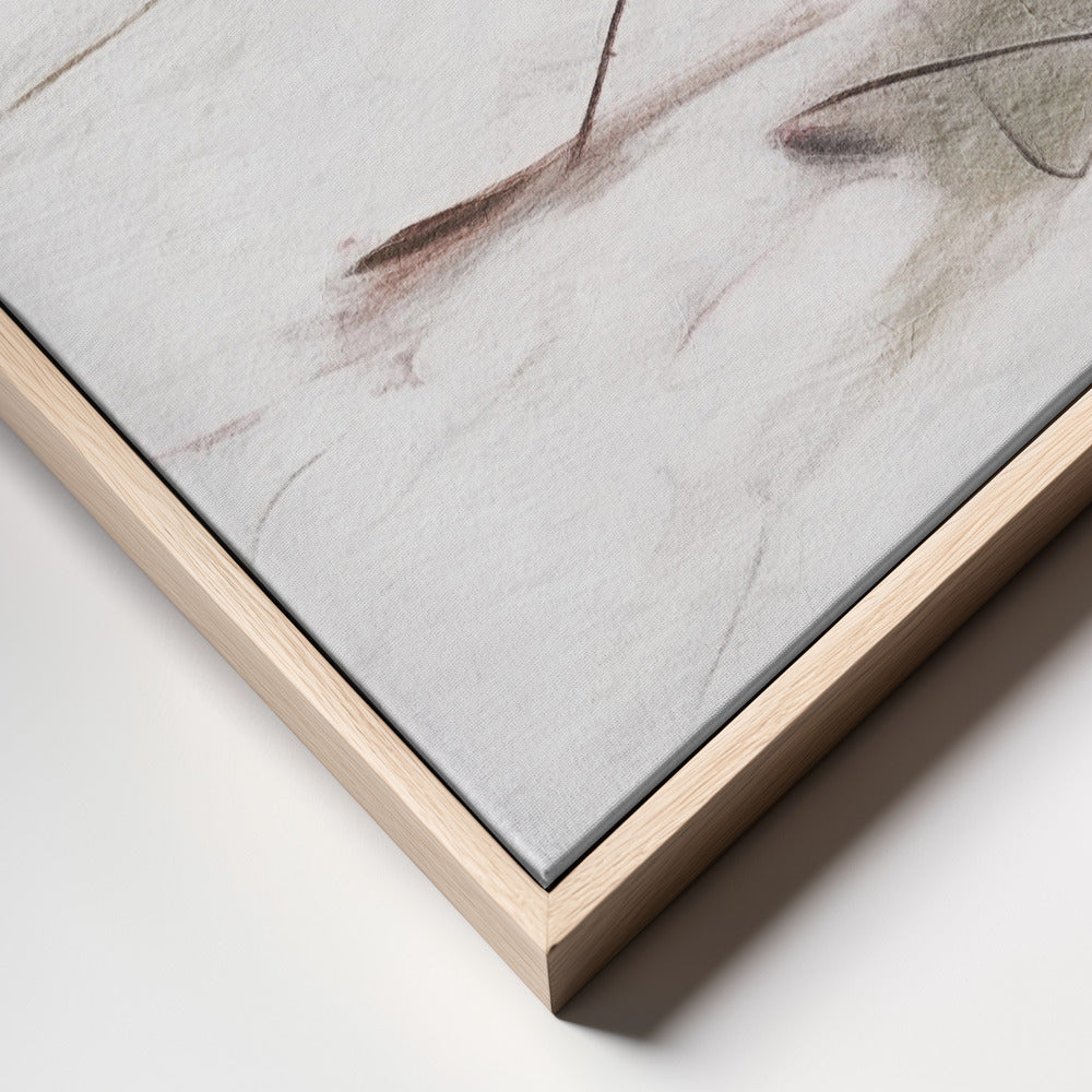 "Fragmented #1" Framed Canvas Wall Art by Alma Studio