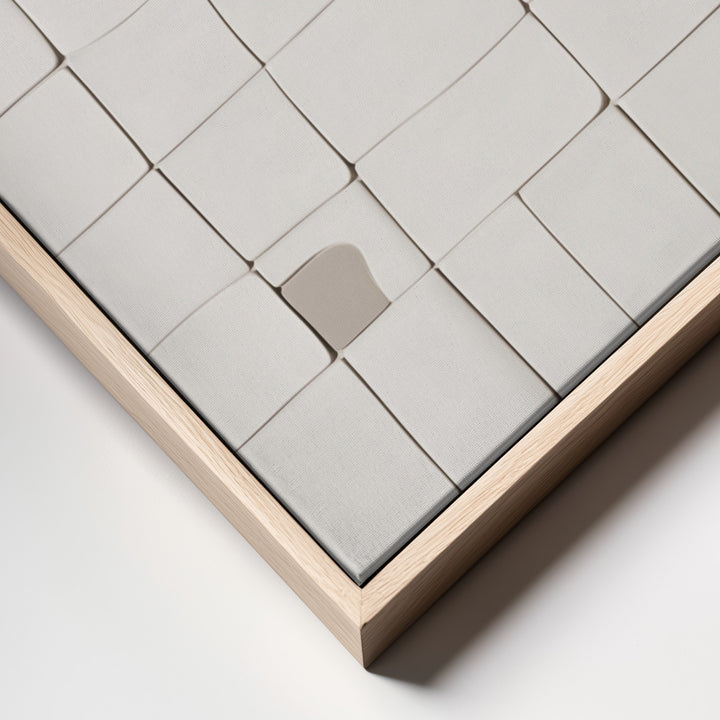 "Pieces V" Framed Canvas Wall Art by Alma Studio