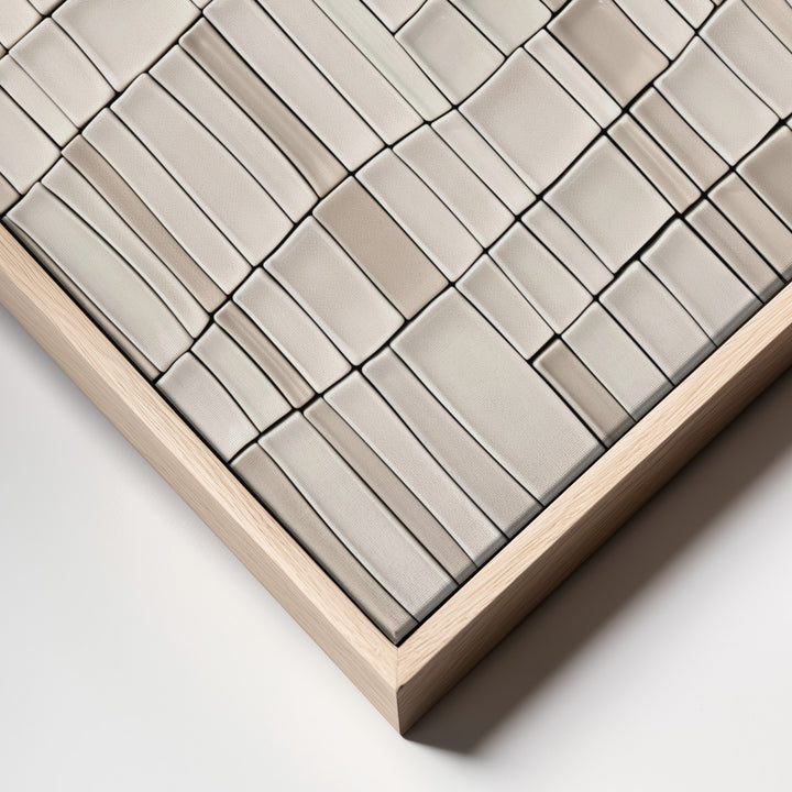 "Tiles nAo2" Framed Canvas Wall Art by Alma Studio