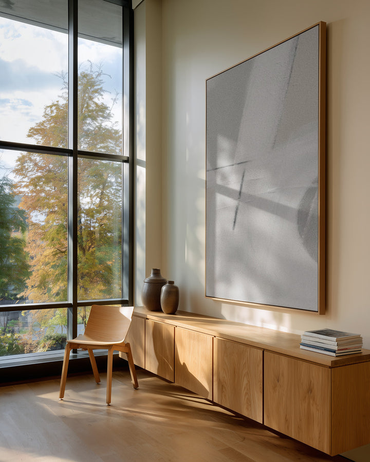"Gestual #6" Framed Canvas Wall Art by Alma Studio