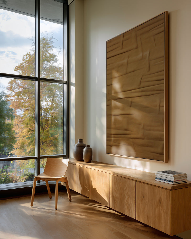 "Adobe I " Framed Canvas Wall Art by Alma Studio