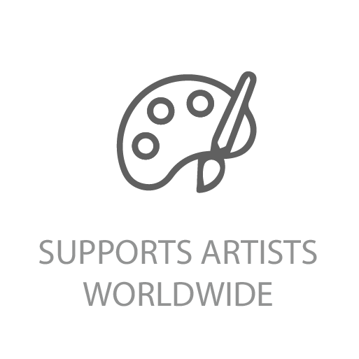 Ready2hangart support artists worldwide by curating and licensing their artwork.
