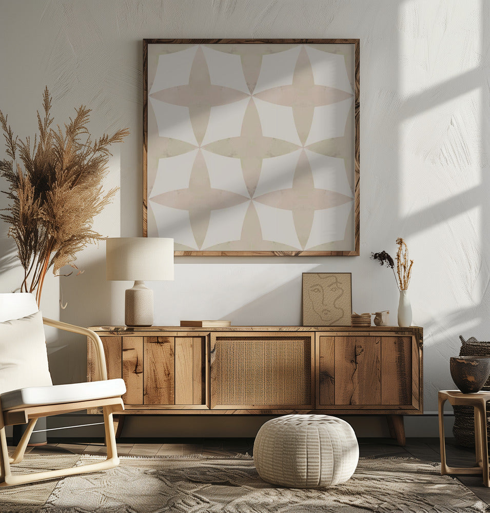 "Soft Geometric Pattern" by Josie George — Pattern Wall Art