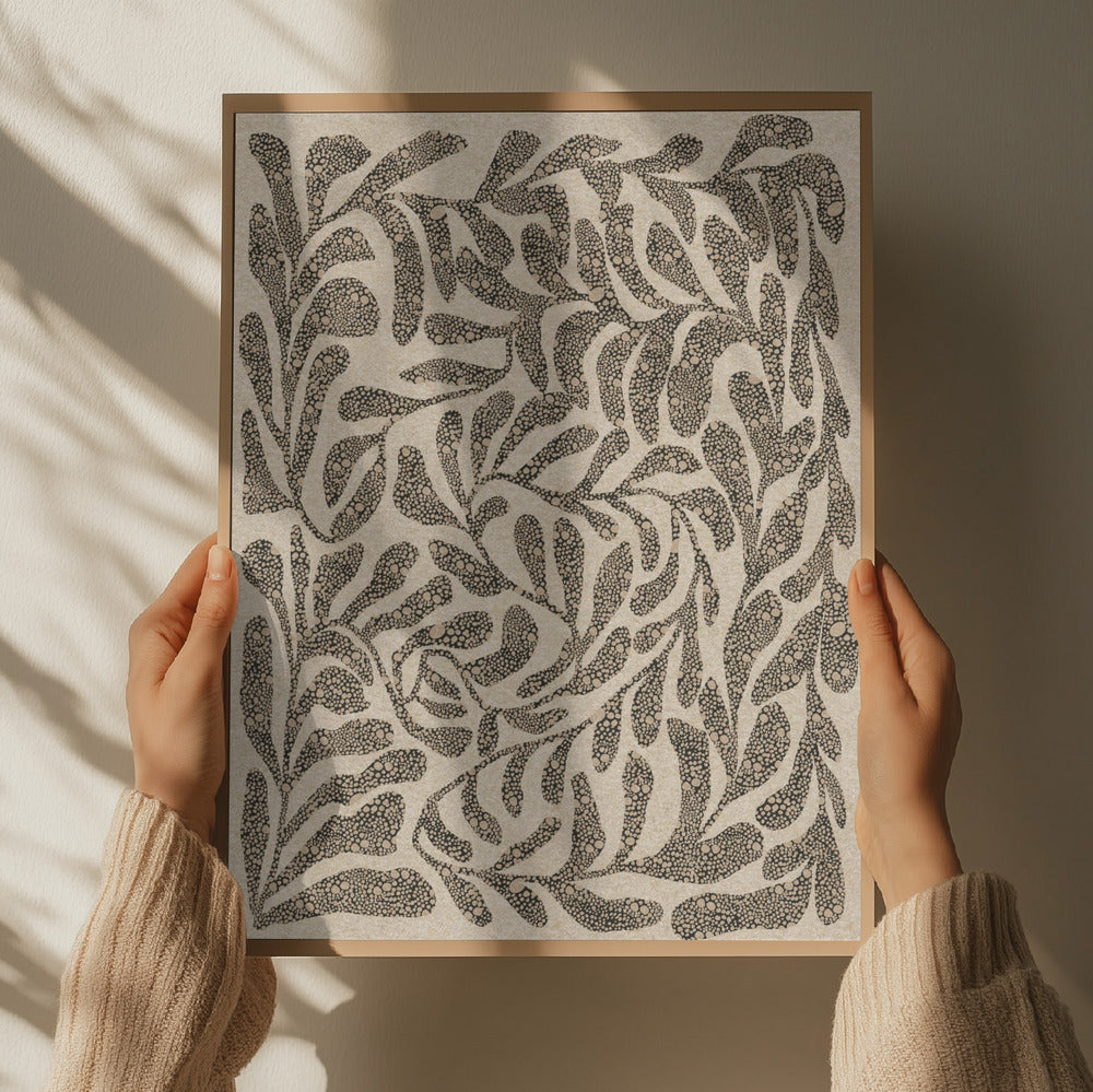"Dotted Organic Leaves" by Josie George — Botanical Wall Art
