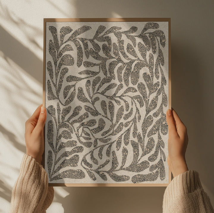 "Dotted Organic Leaves" by Josie George — Botanical Wall Art