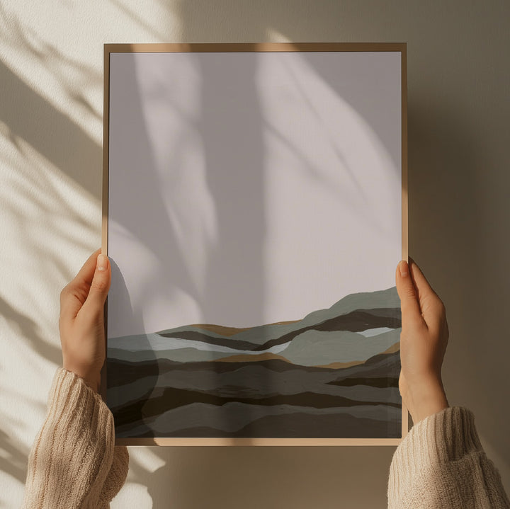 "Muted Earthy Landscape" by Josie George — Landscape Wall Art