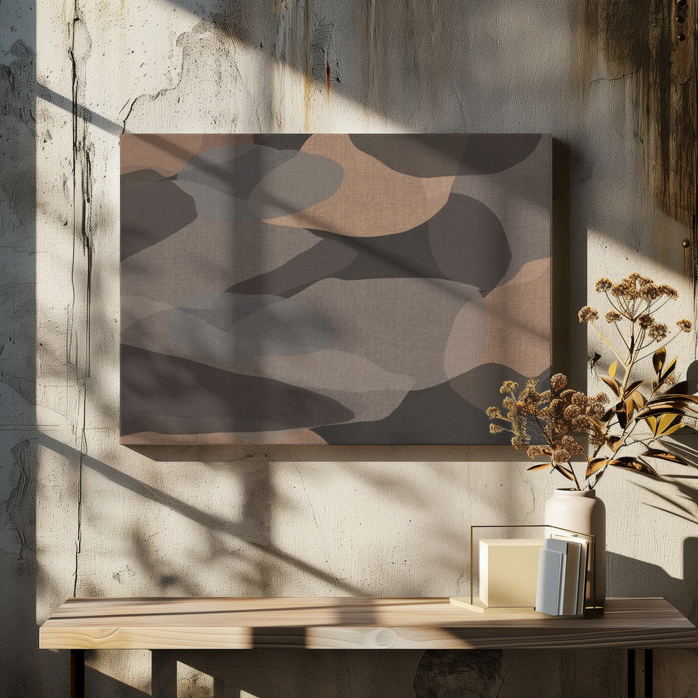 "Muted Abstract Layers" by Josie George — Abstract Wall Art