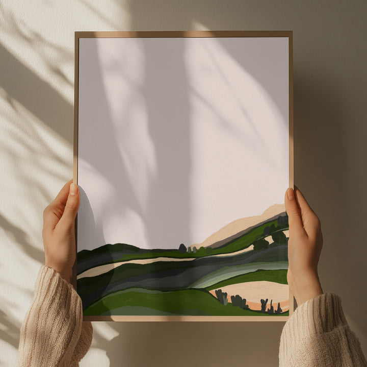 "Serene Rolling Hills" by Josie George — Landscape Wall Art