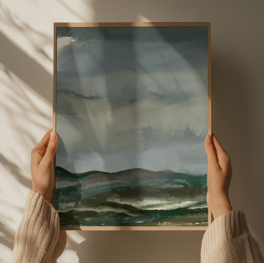 "Moody Mountain Landscape" by Josie George — Landscape Wall Art