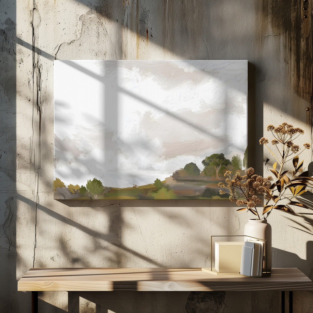 "Calm Impressionist Landscape" by Josie George — Landscape Wall Art